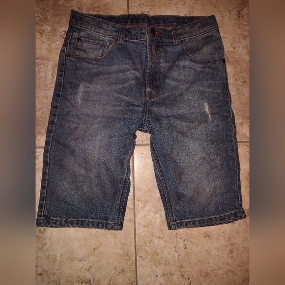 Wrangler Dark Blue Jean Shorts - Picture 1 of 8